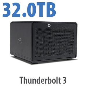 32.0TB OWC ThunderBay 8 Eight-Drive Thunderbolt External Storage Solution with Enterprise Drives and SoftRAID