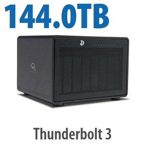 144.0TB OWC ThunderBay 8 Eight-Drive Thunderbolt External Storage Solution with Enterprise Drives and SoftRAID