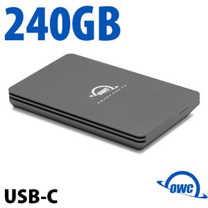 240GB OWC Envoy Pro FX Thunderbolt + USB-C Portable NVMe SSD External Storage Solution