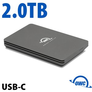 2.0TB OWC Envoy Pro FX Thunderbolt + USB-C Portable NVMe SSD External Storage Solution