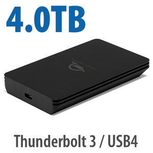 4.0TB OWC Envoy Pro SX Thunderbolt (40Gb/s) Bus-Powered Portable NVMe SSD