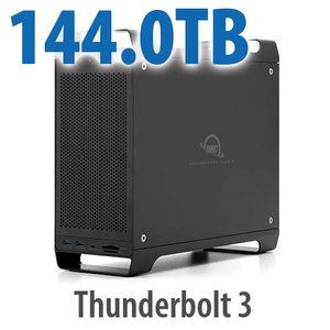 144.0TB (4x8.0TB NVMe SSD, 7x16.0TB HDD) ThunderBay Flex 8 Thunderbolt 3 Storage Solution