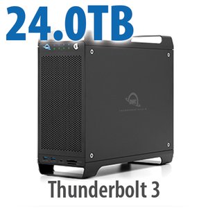 24.0TB (4x2.0TB SATA SSD, 4x4.0TB HDD) ThunderBay Flex 8 Thunderbolt 3 Storage Solution