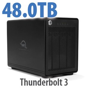 48.0TB OWC ThunderBay 4 Four-Drive Thunderbolt External Storage Solution with Enterprise Drives and SoftRAID