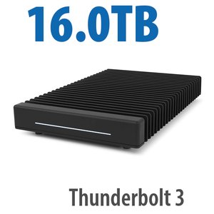 (*) 16.0TB OWC ThunderBlade Thunderbolt (40Gb/s) NVMe RAID SSD External Storage Solution with SoftRAID