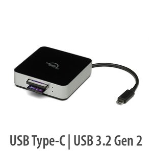 OWC Atlas USB 3.2 (10Gb/s) Dual CFexpress + SD Card Reader/Writer