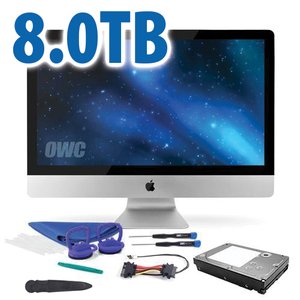 DIY Kit: 8.0TB 7200RPM HDD Upgrade/Replacement Kit for 27-inch Apple iMac (Late 2012 - Early 2019)