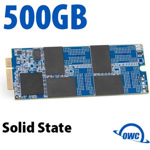 (*) 500GB OWC Aura Pro 6Gb/s SSD for MacBook Pro with Retina Display (2012 - Early 2013)
