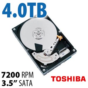 Toshiba 4.0TB MD08ADA Series 3.5-inch SATA 6.0Gb/s 7200RPM Hard Disk Drive