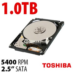 1.0TB Toshiba MQ04AB Series 2.5-inch 7mm SATA 6.0Gb/s 5400RPM Hard Drive