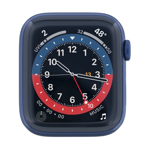 Apple Watch Series 6 USA/Global GPS + Cellular (Unlocked) - 44mm Blue Aluminum Case