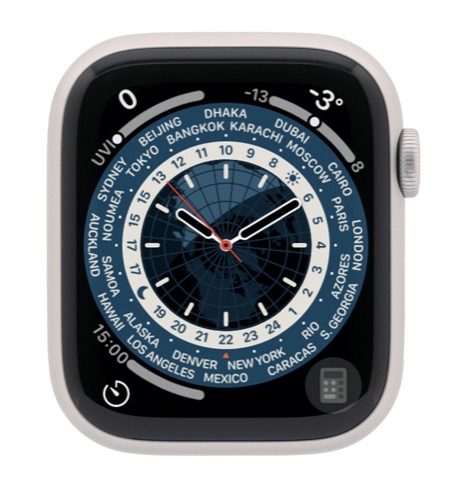Apple Watch Series 8 USA/Global GPS + Cellular (Unlocked) - 45mm Starlight Aluminum Case
