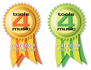 Test "tools 4 music" 3/2003 Awards