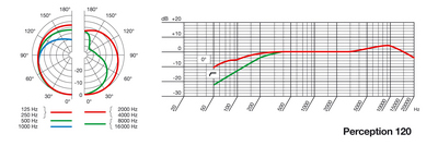 Frequency curve and polar pattern