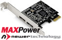 NewerTech's MAXPower Driverless eSATA 6G PCIe Controller Card