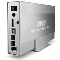 Mercury Elite-AL Pro 'Quad Interface'  FireWire 800/400/USB 2.0/eSATA Connectivity 