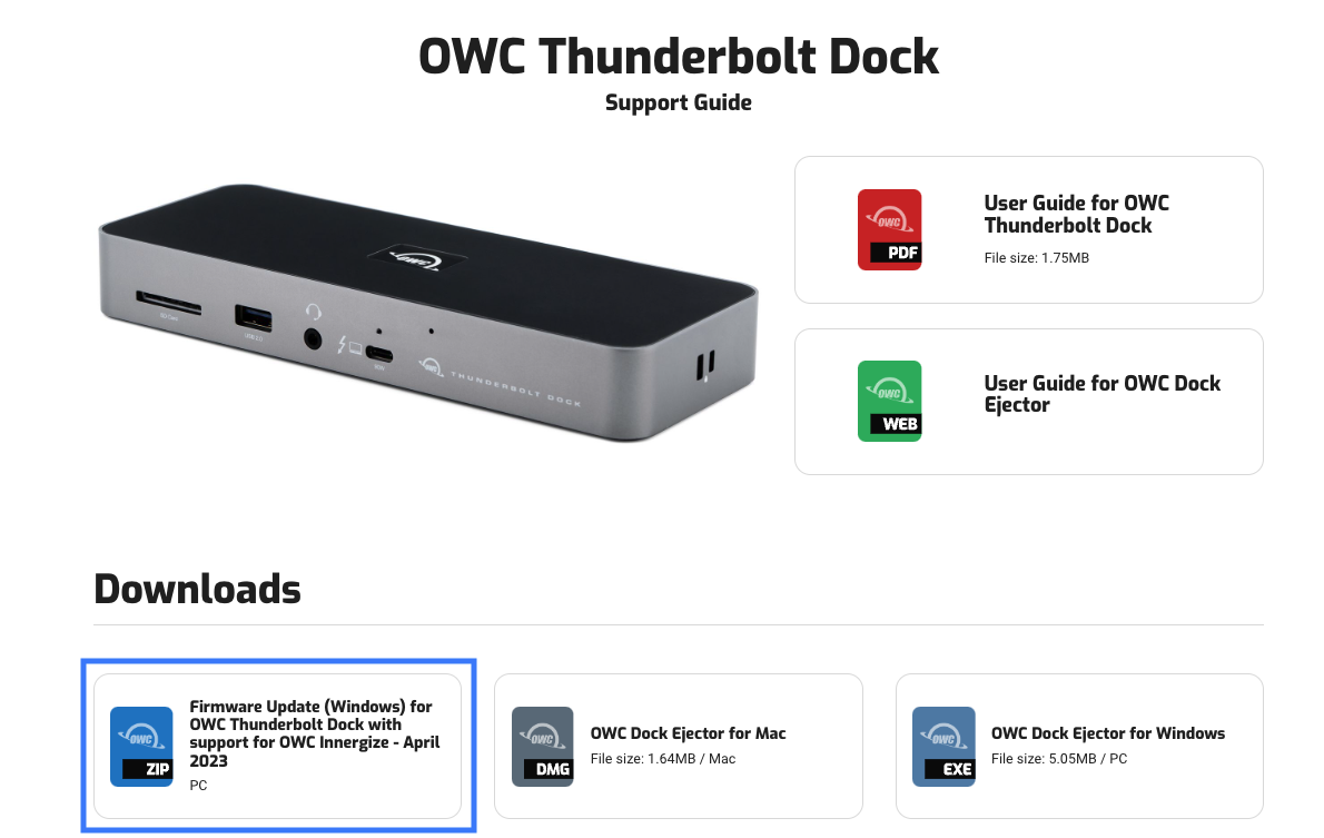 OWC Thunderbolt Hub at MacSales.com