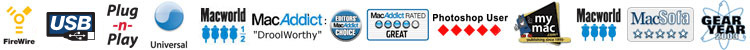 storage solution logos firewire usb plug and play universal mac or pc macworld macaddict photoshop user my mac macsofa gear year 2003