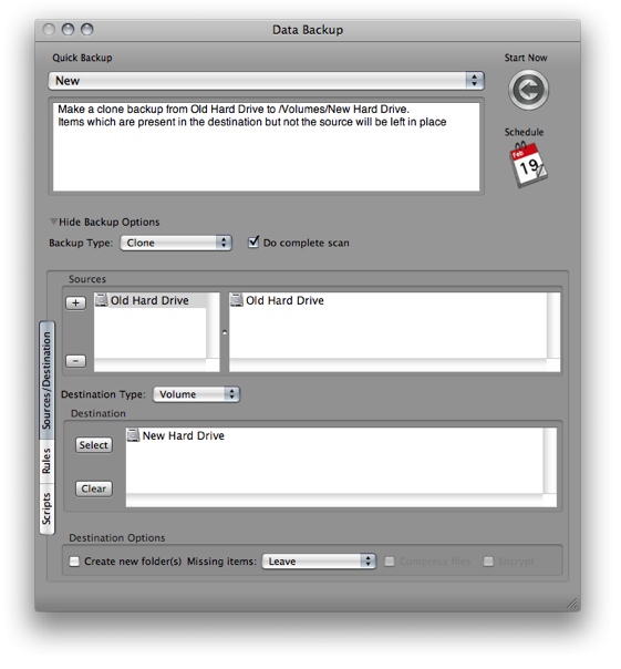 Prosoft's Data Backup 3 