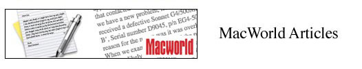 MacWorld Articles