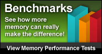 Benchmarks - See home more memory can really make the difference!