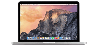 Yosemite on Apple MacBook Pro Retina