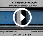 SSD Boot Test - MacBook Pro 15 2009