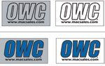 Other World Computing OWC logos that were used on our LSP bags.