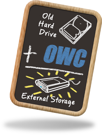 Old Hard Drive + OWC = Inexpensive External Storage