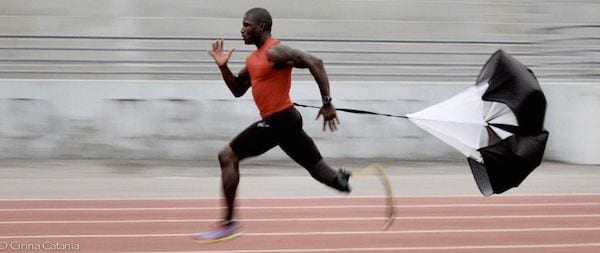 Driven to Win – Almost every day, you’ll find Kionte Storey on the track pushing himself to be at the peak of his performance for the 100, 200 and 400M sprint aiming for the 2016 International Paralympics. In the evenings, he works for the FBI; and in his spare time, he and Koja speak to adult and children’s groups on overcoming adversity. 