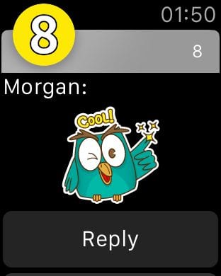 8 - a sticker-based instant messaging app for Apple Watch