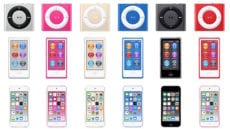 New iPod colors, image via MacRumors.com