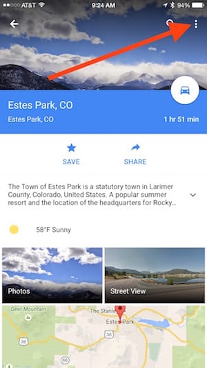 Saving Google Maps for offline use