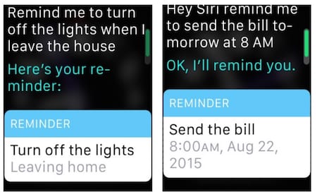 Siri Reminders