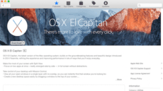 OS X El Capitan in the Mac App Store