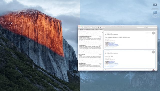 Setting up Split View in OS X El Capitan