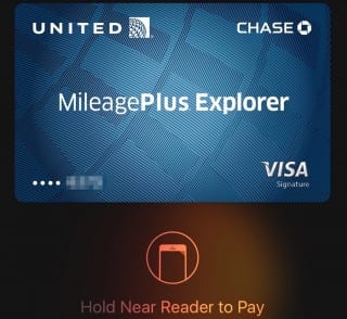 Apple Pay on an iPhone