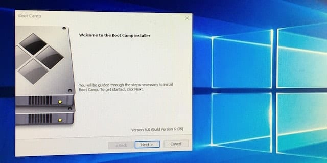 Boot Camp installer self-running on Windows 10