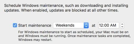 Scheduling Windows maintenance