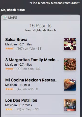 Sadly, Siri can't make reservations for you...yet.