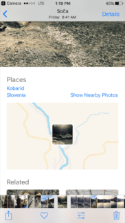 Ios Photo Information Quick iOS 10 Tip: Easily Find Photo Info by Swiping Up