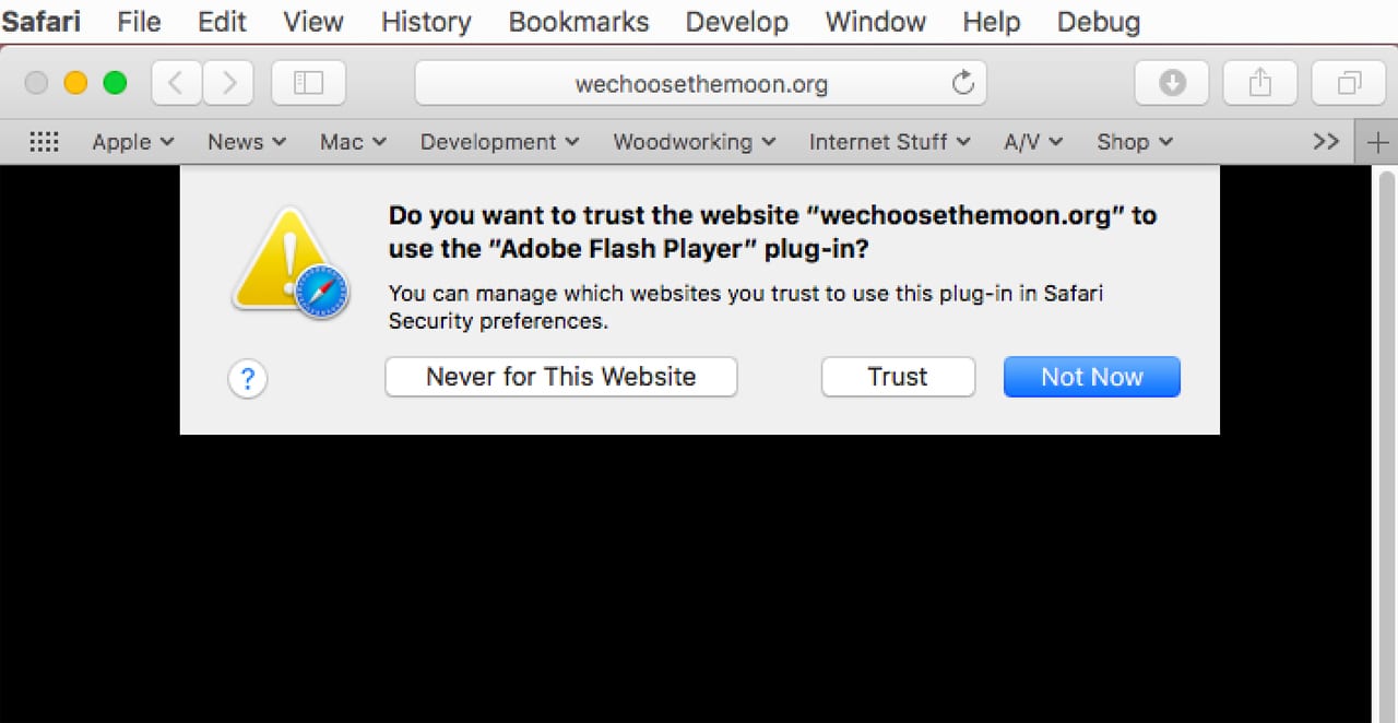 cannot install adobe flash 19 on yosemite