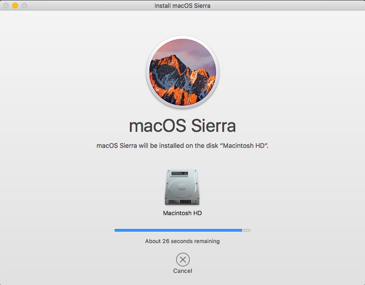 update macbook sierra