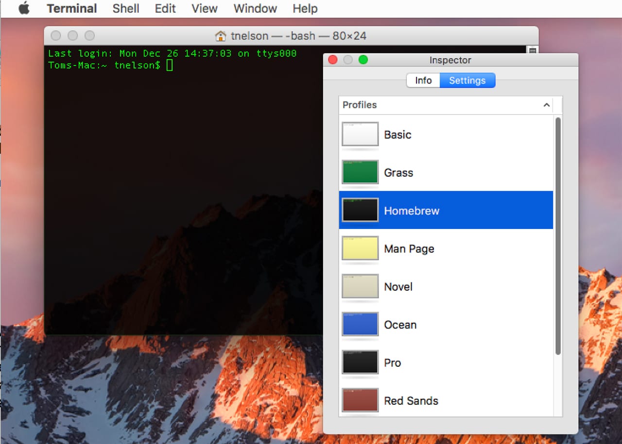 mac terminal profile download
