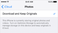 Enable "Upload to My Photo Stream" to send new photos to all iCloud devices