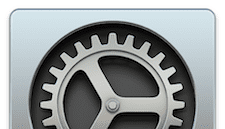The System Preferences icon