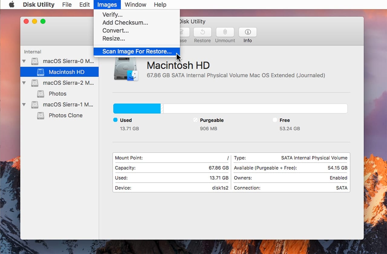 clone hard drive disk utility