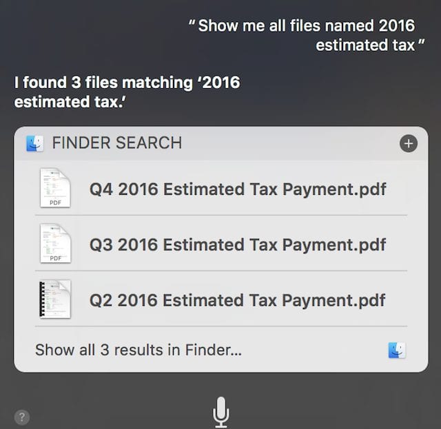 Siri can find your files if you know what you're looking for