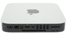 A used Mac mini from OWC is inexpensive server hardware
