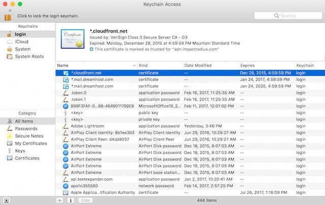 Everything You Need to Know About Keychain in macOS Sierra